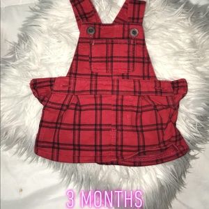 Baby girl overall dress